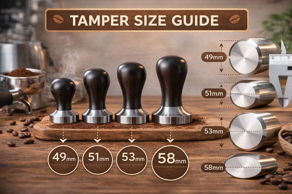 Coffee Tamper Size Guide