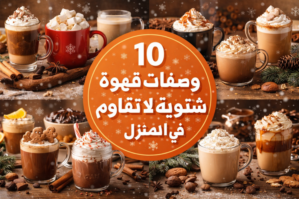 10 وصفات قهوة شتوية لا تقاوم في المنزل