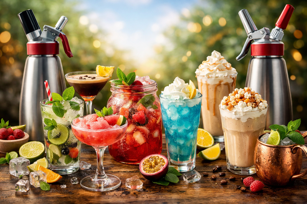 أفضل وصفات مشروبات باستخدام غاز iSi