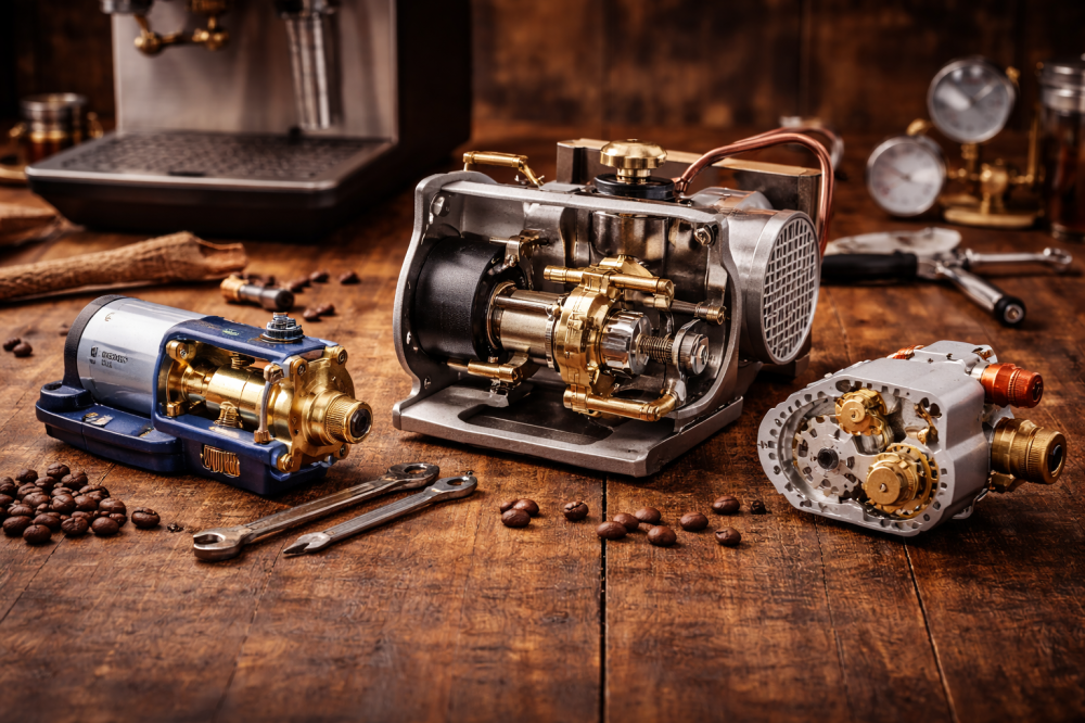 What is a coffee machine pump? And what types are there?