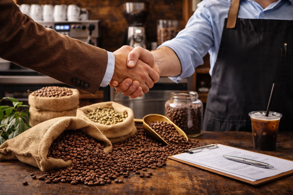 مورّد القهوة المختصة وأهمية الشراكة الطويلة الأمد مع الكافيهات
