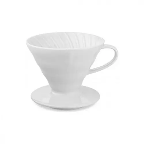V60 /02 قمع سيراميك ابيض