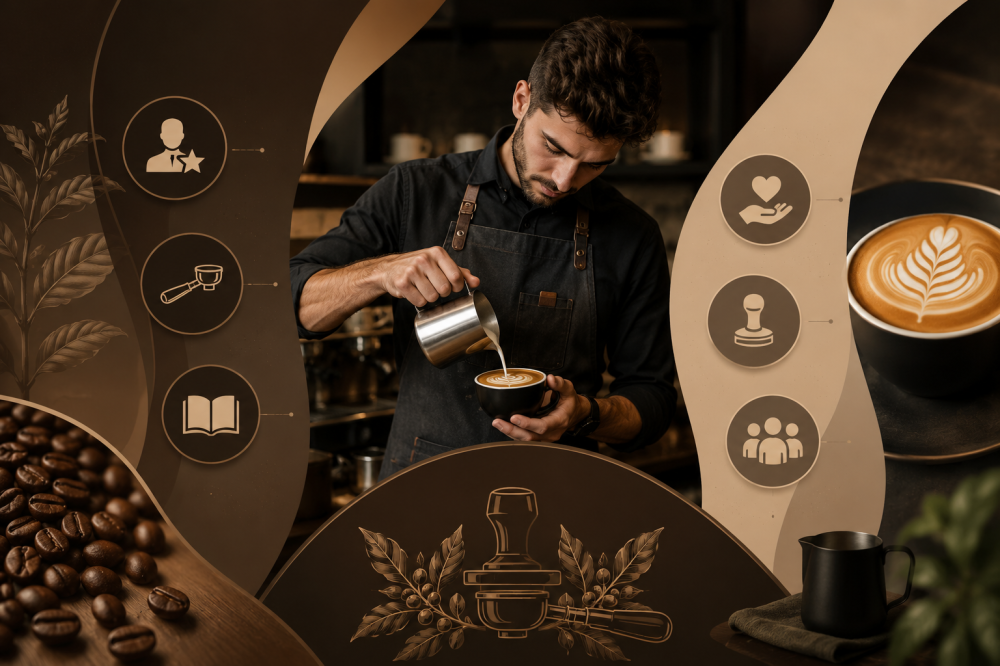 Qualities of a professional barista