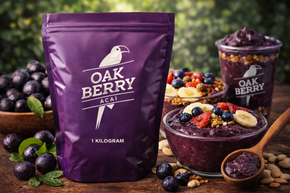 مميزات منتج أساي Oakberry  وزن 1 كيلو