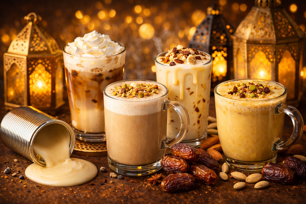 أبرز المشروبات الرمضانية التي تعتمد على الحليب المكثف