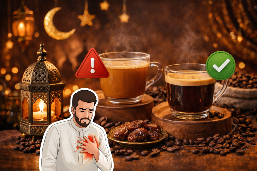 كيف تختار قهوتك في رمضان إذا كنت تعاني من الحموضة؟