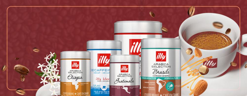 What is the origin of illy coffee?