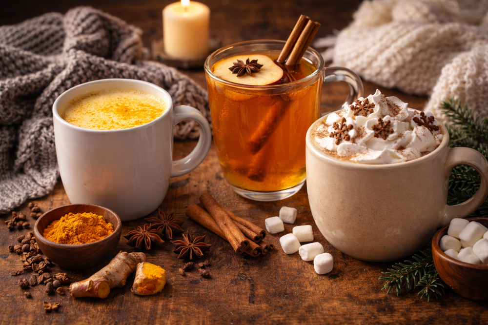 أفضل مشروبات شتوية خالية من الكافيين