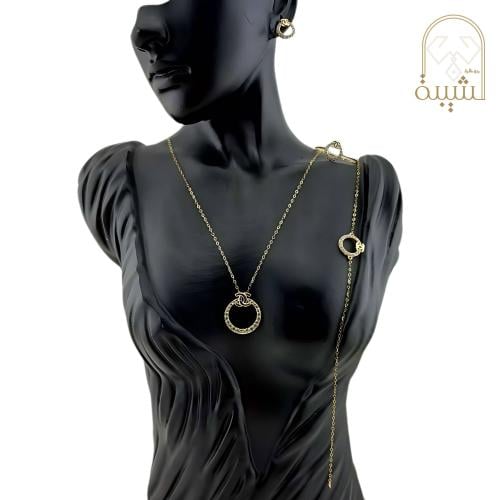 طقم ذهب عيار 18