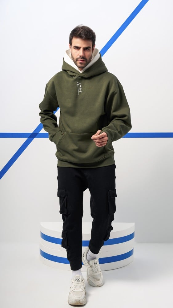 Oil hoodie oversized - unisex