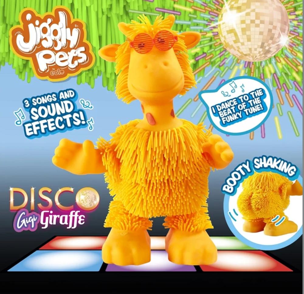 دمية الزرافة  jiggly pets  الراقصه
