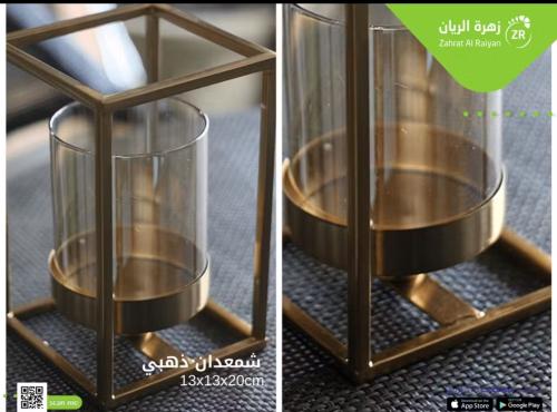 شمعدان منزلي ذهبي