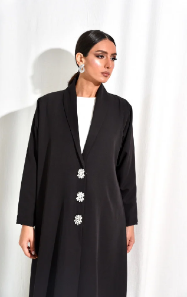 عبايه كريب ملكي