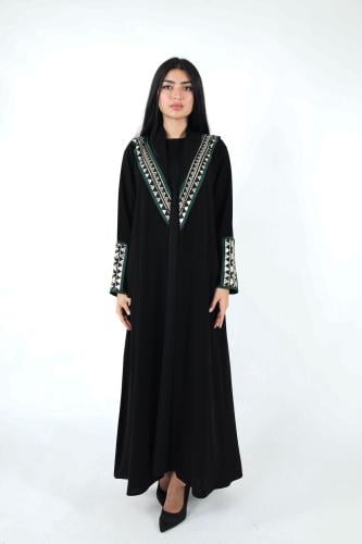 L250- كريب أسود- ذهبي وفضي