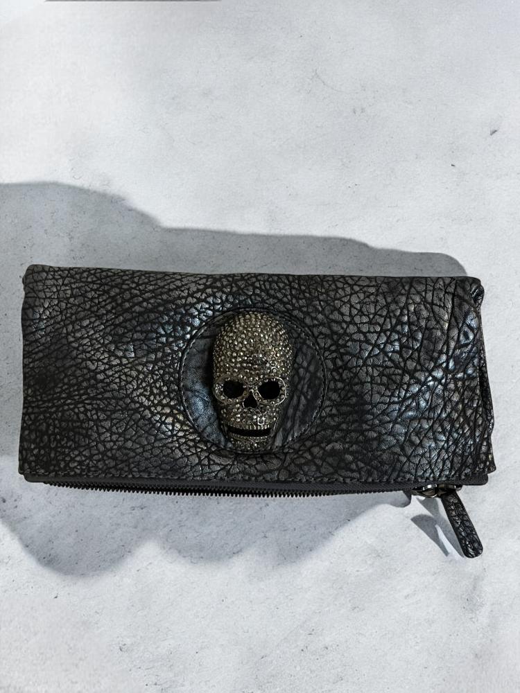 THOMAS WYLDE leather Black Clutch bag Thrift an thrive