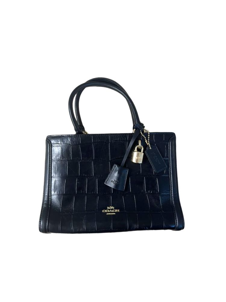 Coach Zoe Carryall black bag small size Thrift an thrive