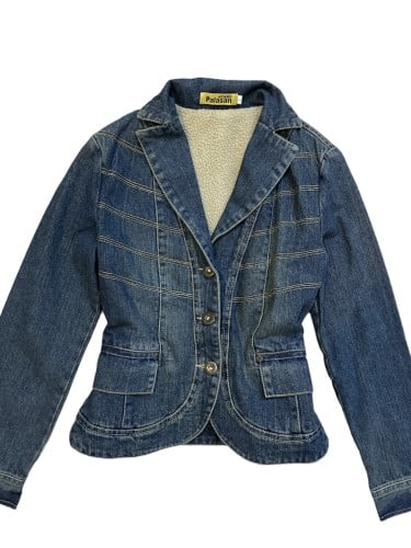 Women's Blue and Navy Jacket