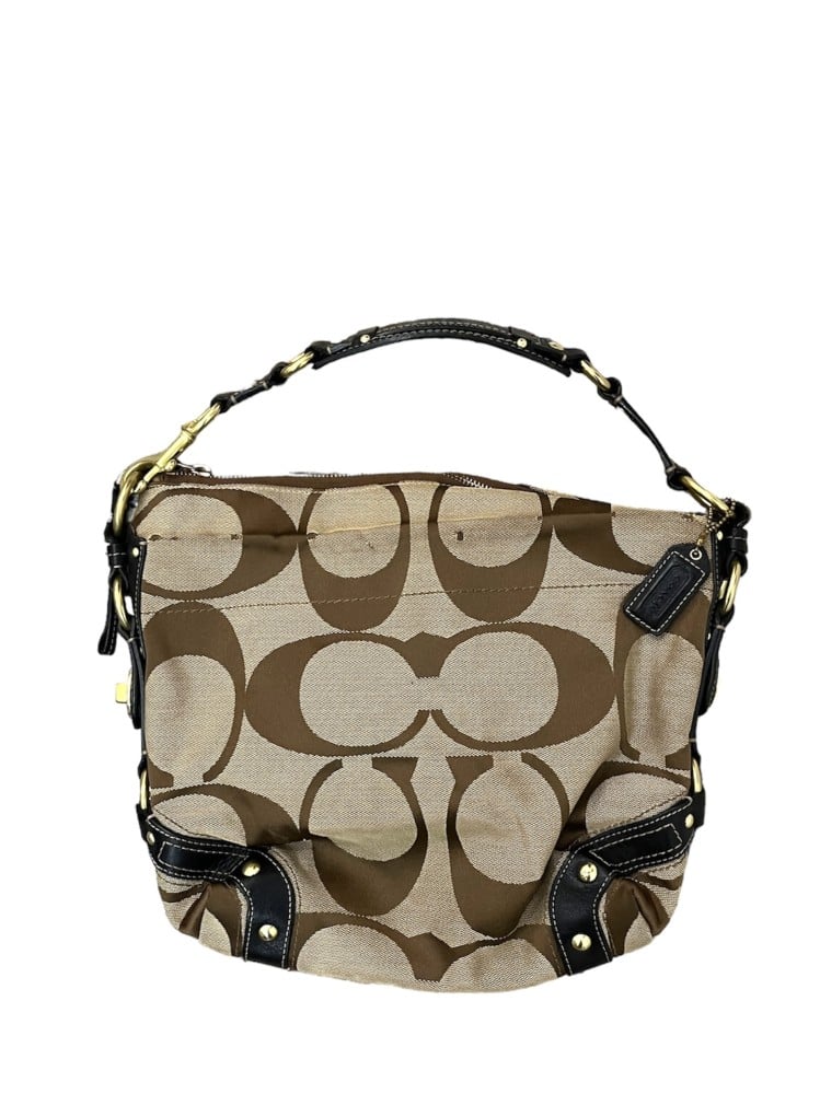 COACH Carly Signature Shoulder Bag K0726 10619 Thrift an thrive