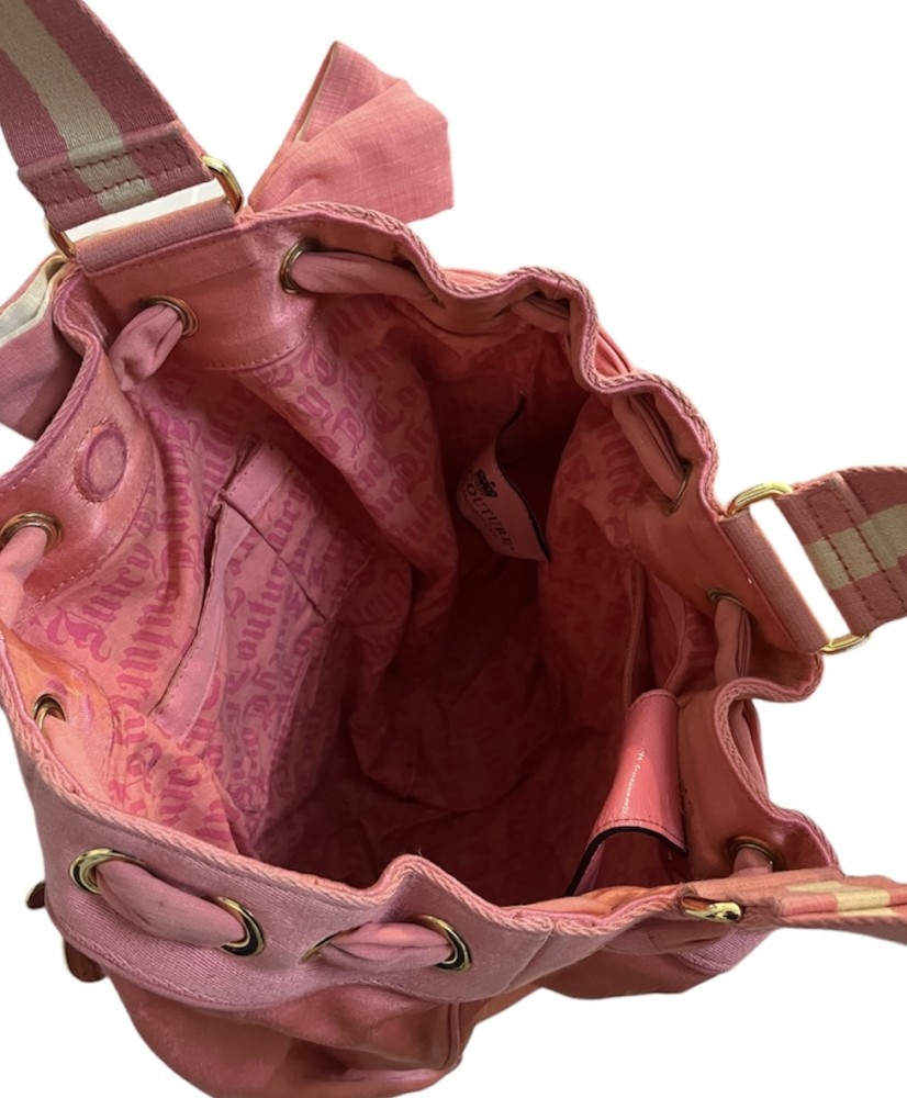 Velvet handbag Juicy Couture Pink in Velvet - 41096610