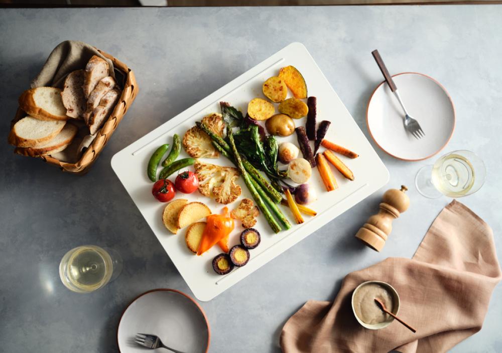 Abien Magic Grill - White - Grill And Garden