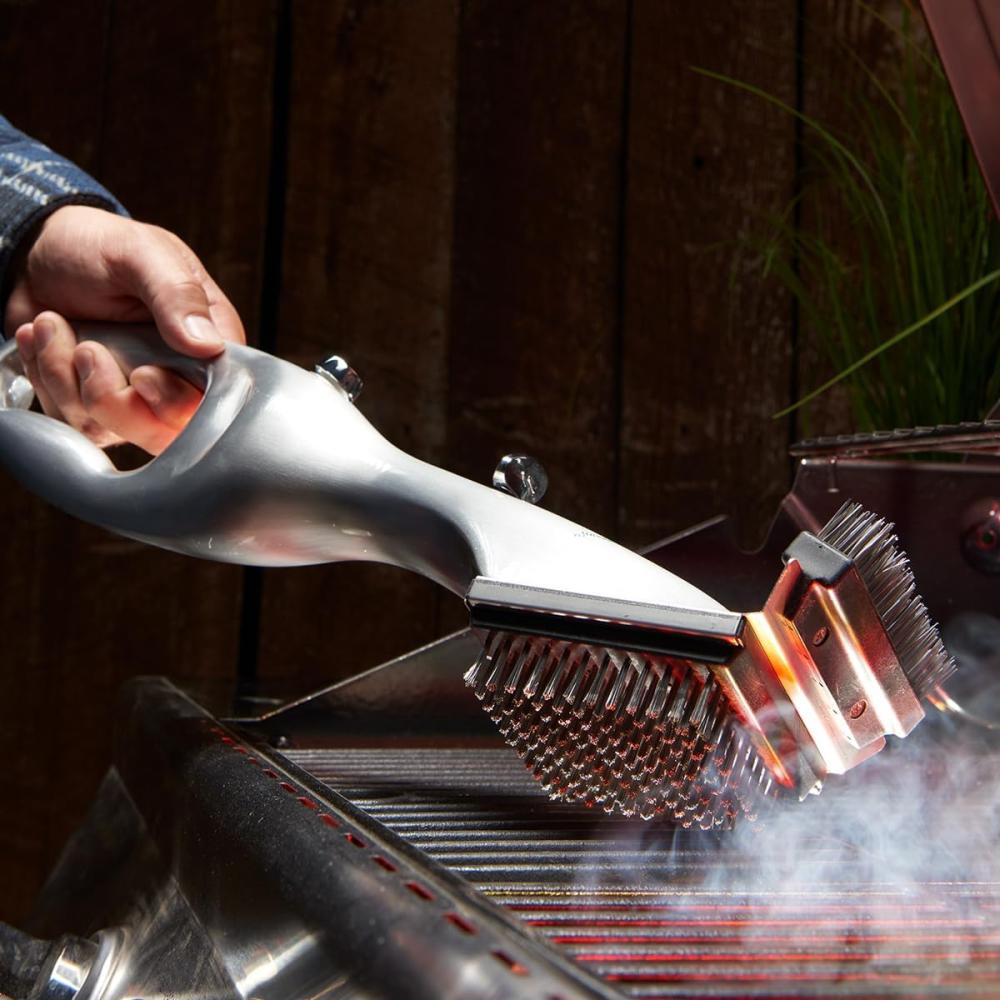 Grand Grill Daddy Platinum VOTED 1 BEST STEAM GRILL BRUSH Grill And Garden