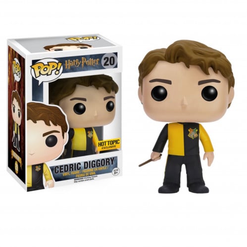 Pop! HARRY POTTER - CEDRIC DIGGORY (TRIWIZARD OUTFIT) - (HOT TOPIC EXCLUSIVE) (LIGHT DAMAGE BOX)