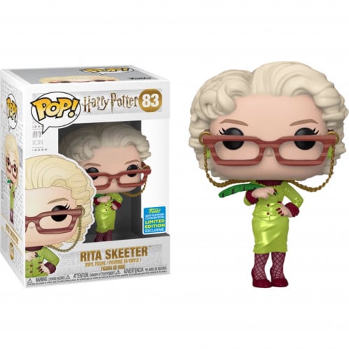 Pop! HARRY POTTER - RITA SKEETER -(2019 SUMMER CONVENTION LIMTED EDITION/EXCLUSIVE)(DAMAGE BOX)