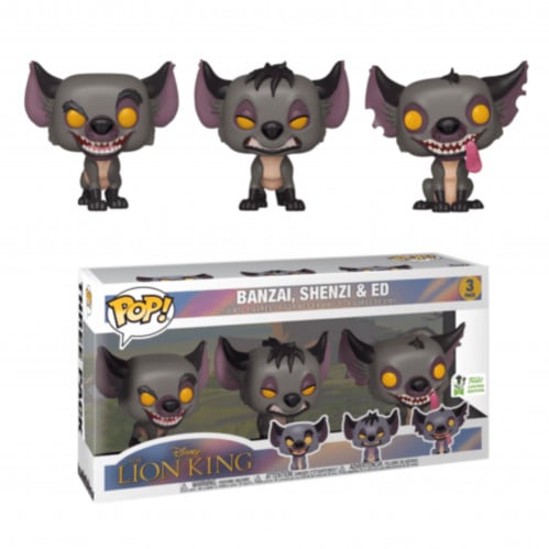 Pop! THE LION KING - HYENAS 3PK - BANZAI, SHENZI& ED