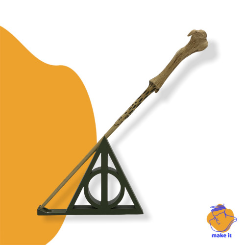 Deathly hallows wand stand