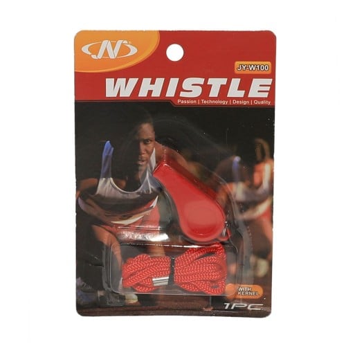 N PLASTIC WHISTLE  (5.5 X 2 X 2.4-RED)