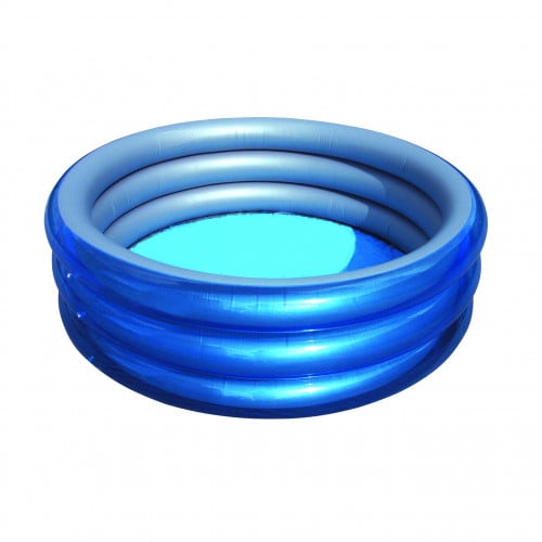 حوض سباحة معدني قابل للنفخ بثلاث حلقات مقاس 59 بوصة / 1.50 متر