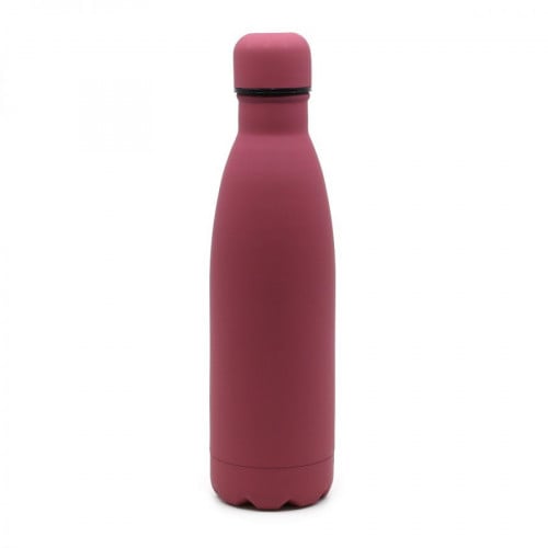 N RUBBER PAINTED STEEL WATER-BOTTLE 750ML