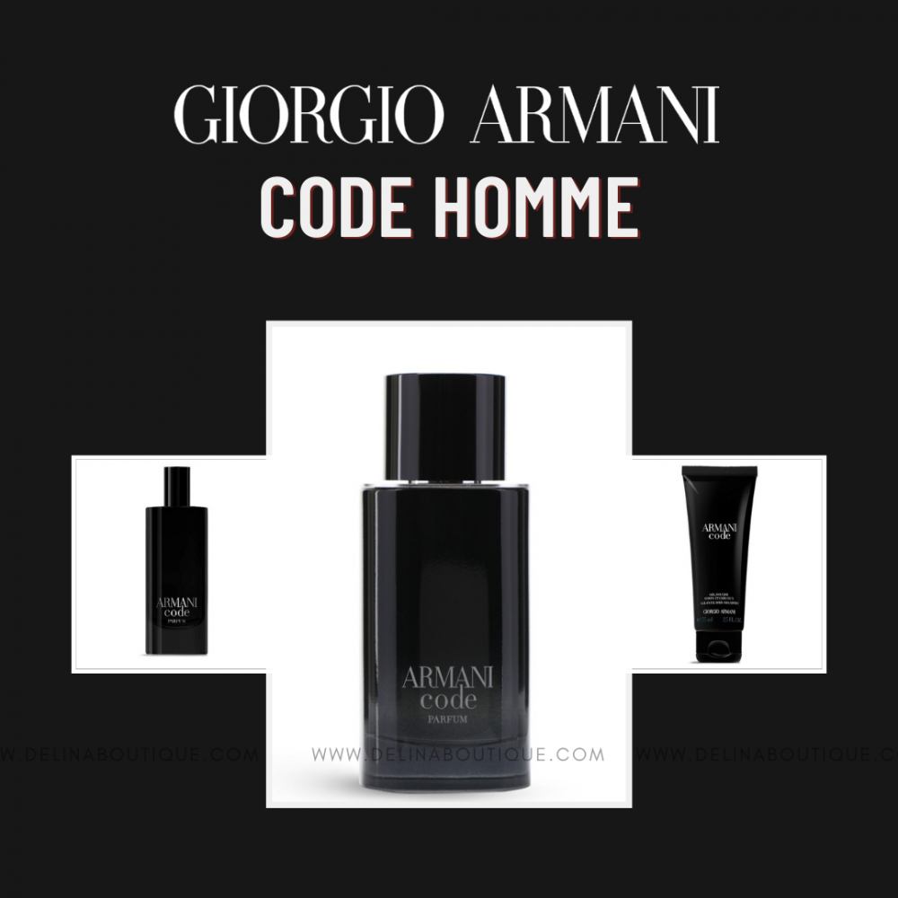 Armani Code Perfume 75 Ml Gift Set 3 Pieces - ديلينا بوتيك