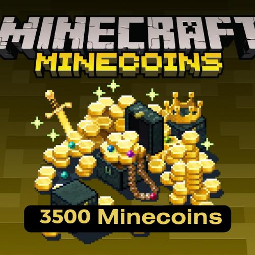 بطاقة ماين كرافت 3500 Minecoins