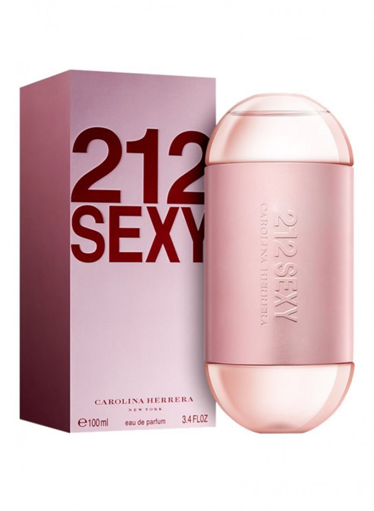 حافة أخضر بيتزا  212 Sexy by Carolina Herrera for Women - Eau de Parfum, 100ml - Bestra