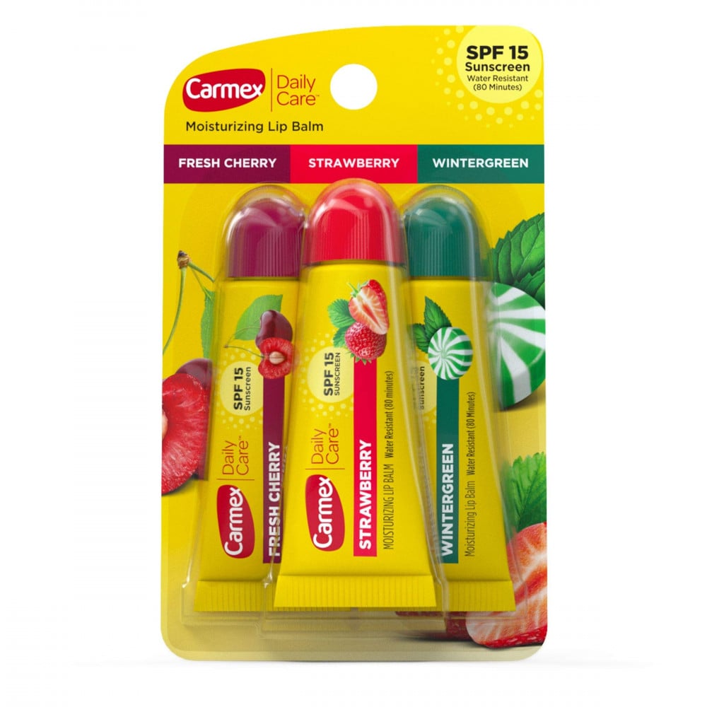 carmex daily care fresh cherry lip balm