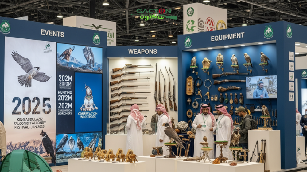 ما الجديد في نادي الصيد والصقور السعودي؟ فعاليات – أسلحة – معدات