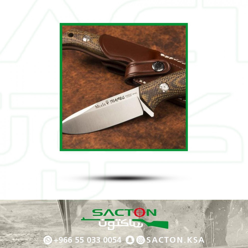 سكين نصل ثابت TUAREG-10G من شركة مويلا الاسبانية ( Muela) .