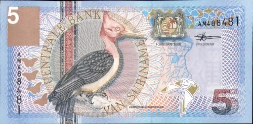 5 جولدن سورينام لعام 2000 م والحالة أنسر (UNC)