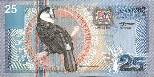 25 جولدن سورينام لعام 2000 م والحالة شبه أنسر (AU)