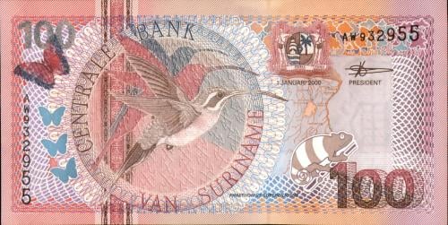 100 جولدن سورينام لعام 2000 م والحالة شبه أنسر (AU)