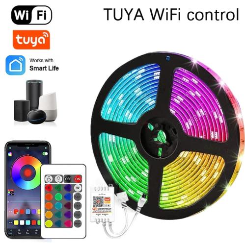 WiFi LED Strip Light Tuya Smart Life Flexible Ligh...