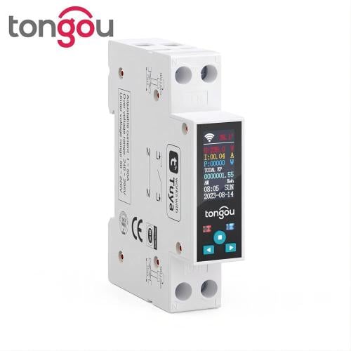 1P 50A Tuya WIFI Smart Switch Circuit Breaker LCD...