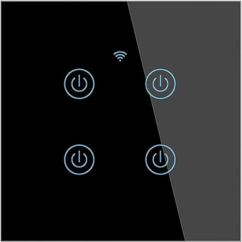 16A Smart WiFi Light Switch Touch Senor (4 Gang -...