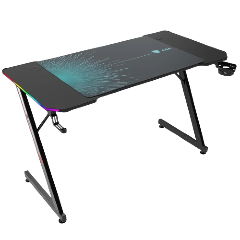 طاولة قيمنق مع ماوس باد واضاءة RGB موديل ULTRA من ASA