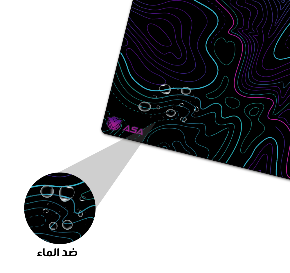 ماوس باد لاينز 6 -  ASA Mouse Pad lines 6