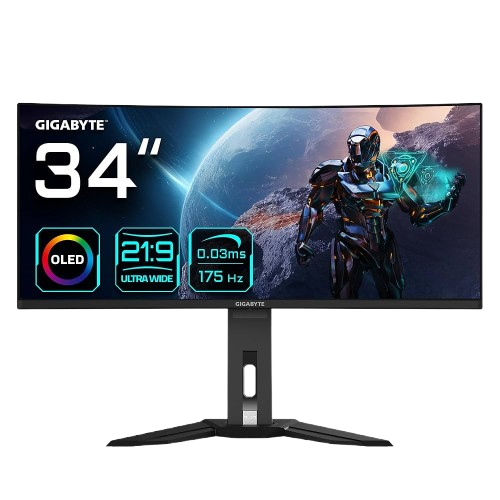 GIGABYTE MONITOR 34 OLED IPS 175Hz 2K 0.03Ms