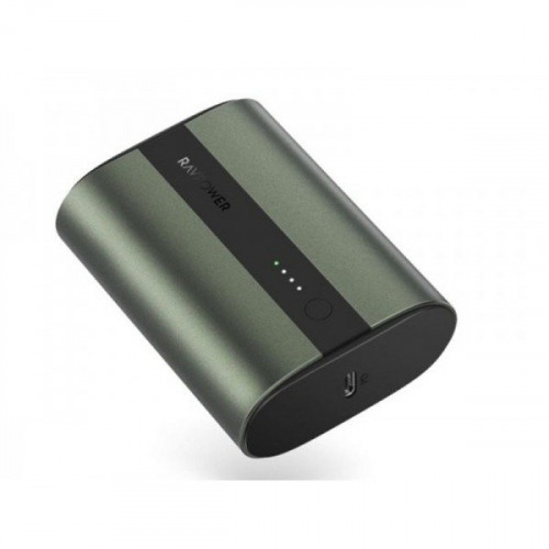 شاحن متنقل راف بور 18واط لون زيتي