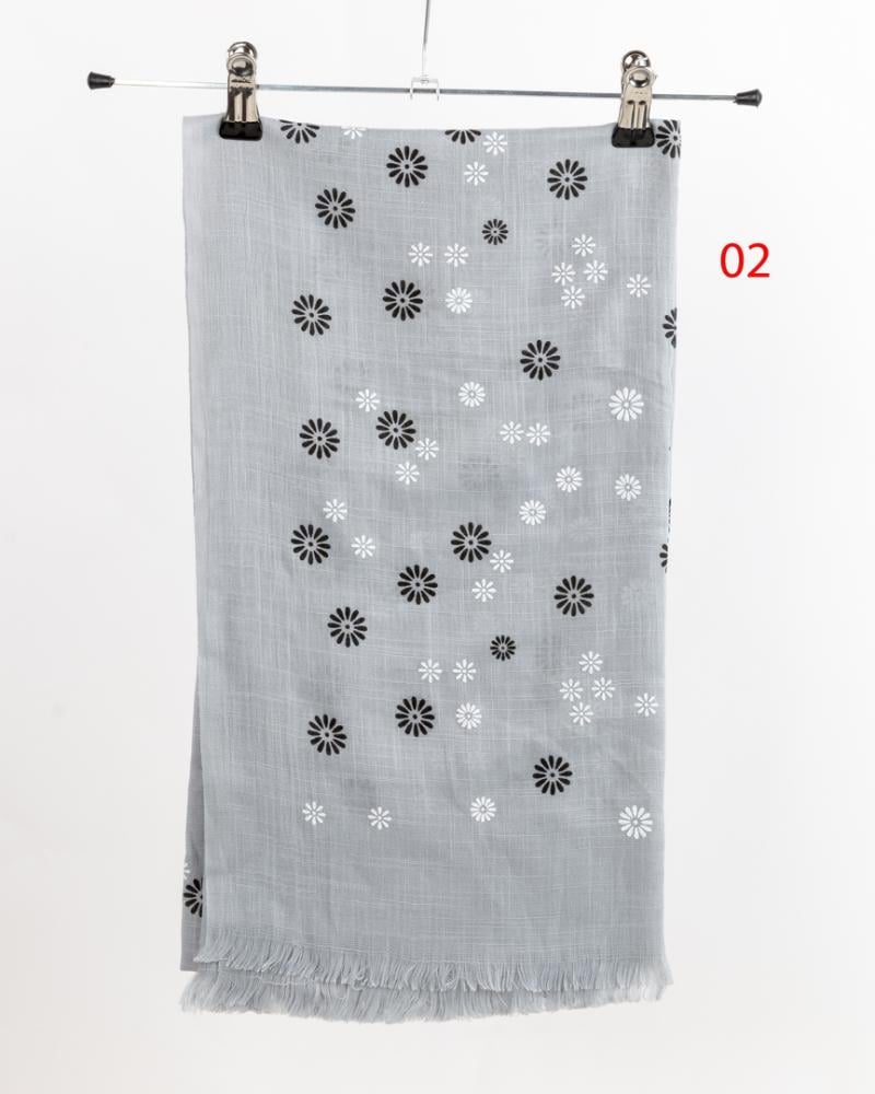 طرحة ملونه قطن