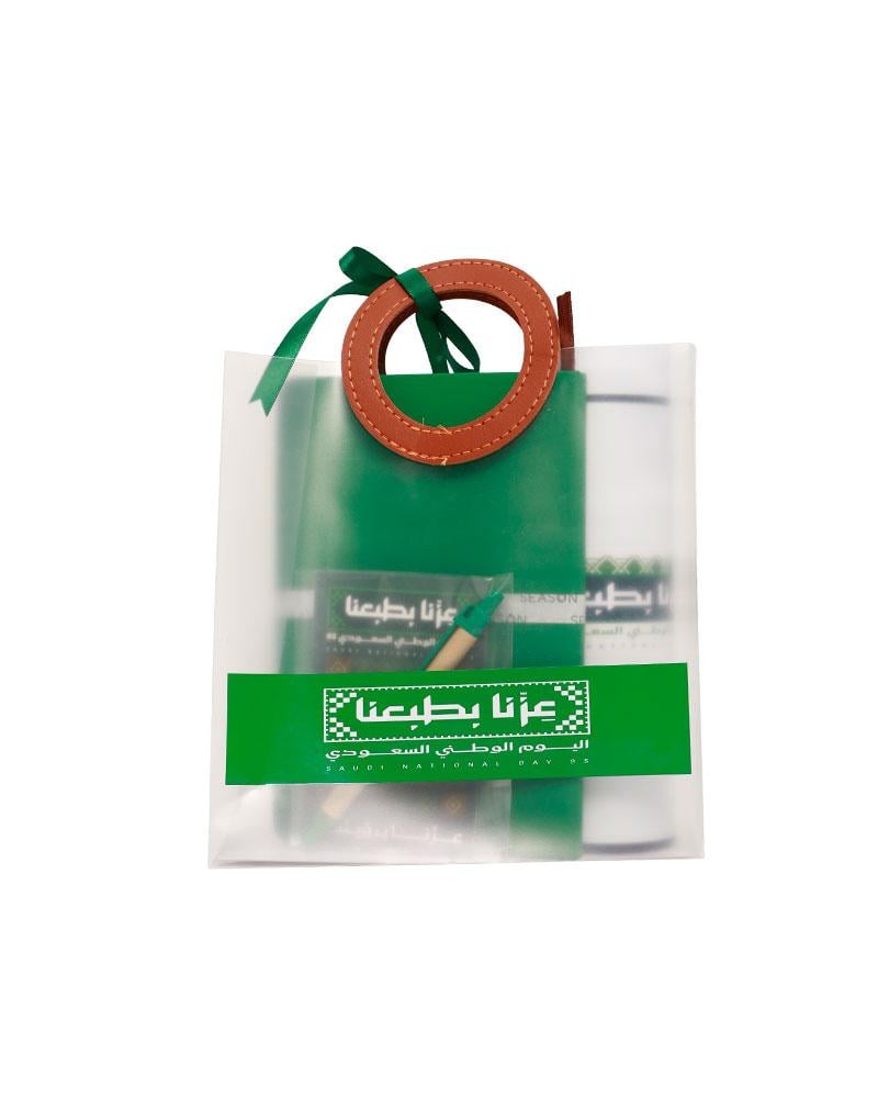 مق حراري مع دفتر وقلم اليوم الوطني